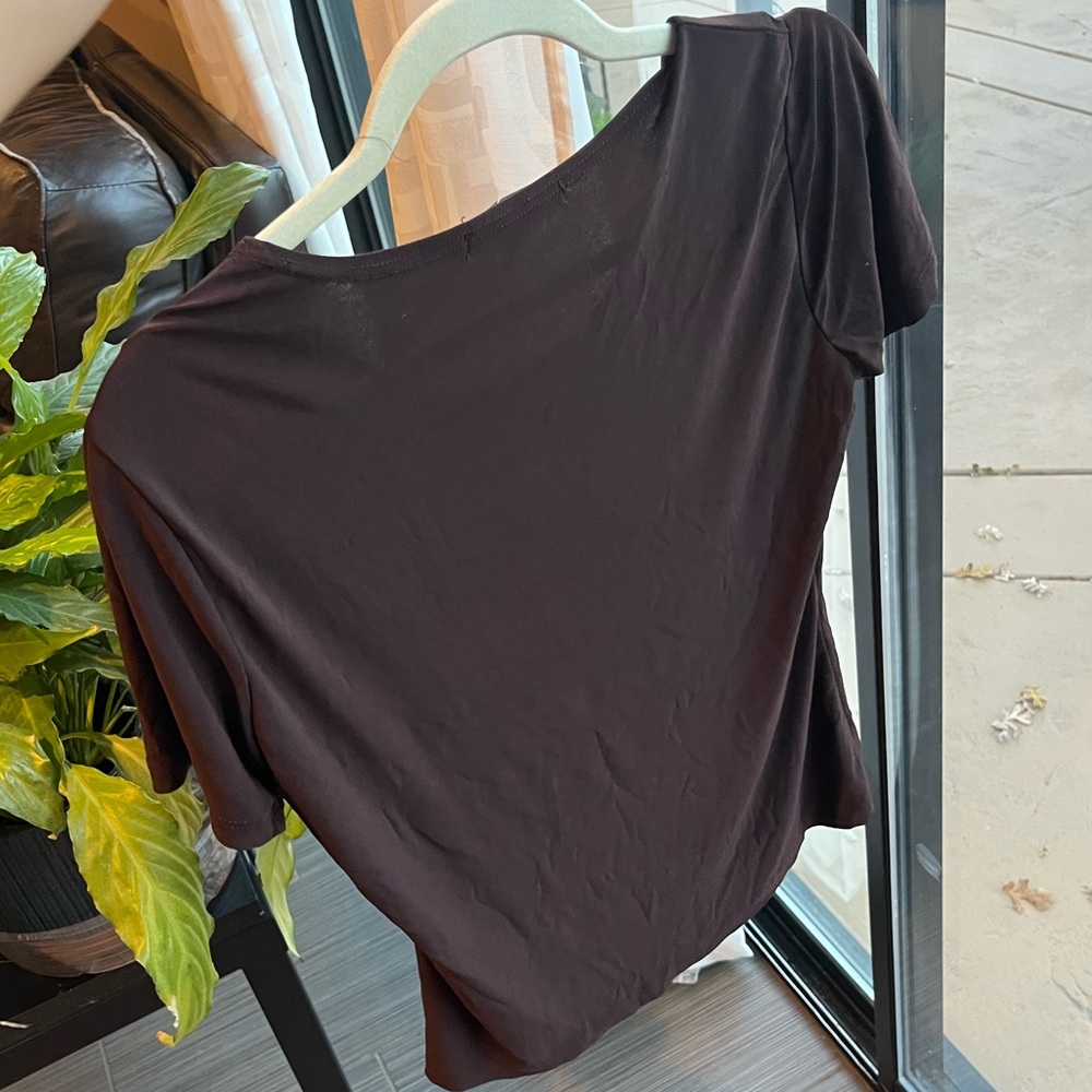 Brown Vintage Suzie Basic Tee - image 2